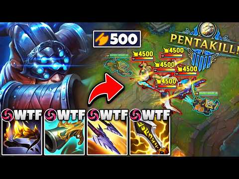 The Most Unfair Master Yi build in all of League of Legends (1V5 PENTAKILL IN SECONDS)