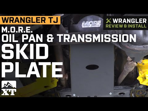 Jeep Wrangler TJ M.O.R.E. Oil Pan & Transmission Skid Plate (1997-2006) Review & Install