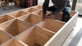 Woodworking 2020 Making A Bookshelf With Drawers a