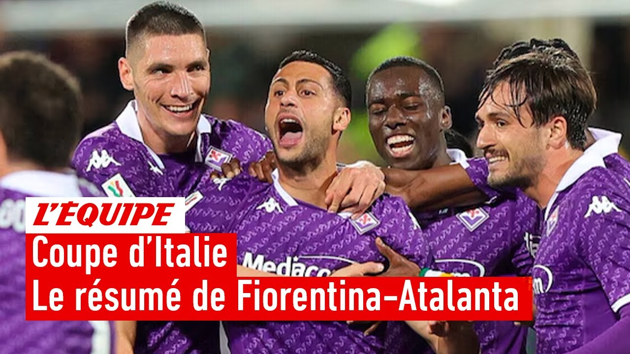 Coupe d'Italie - La Fiorentina fait le job contre l'Atalanta : Le résumé de la demi-finale aller