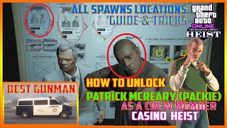 How to unlock PATRICK MCREARY PACKIE ? All Spawns Locations, Hidden Gunman GTA Online Tricks & Guide