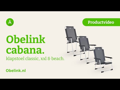 Obelink Cabana Classic klapstoel - Grey