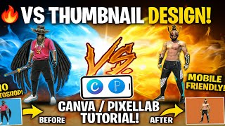 VS thumbnail design ! / @designlanka