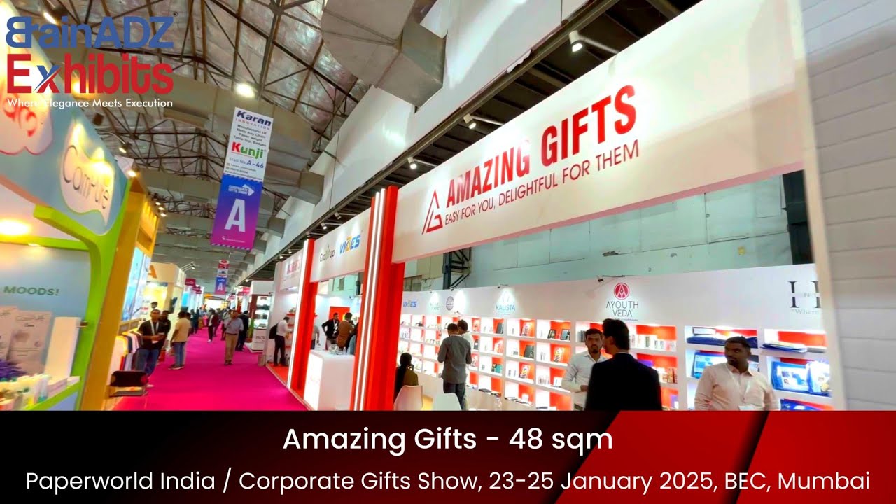Amazing Gifts at Paperworld India 2025 – Designed & Built by BrainADZ Exhibits