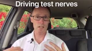Advice on driving test nerves