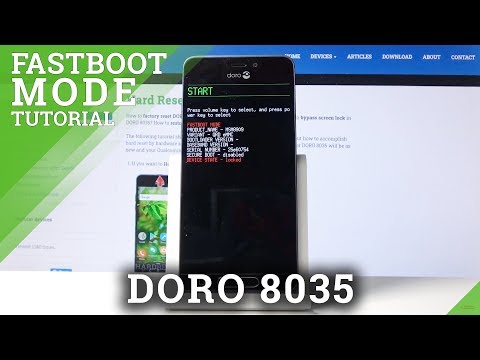 How to enable Fastboot Mode in DORO 8035 – Re-flash partitions