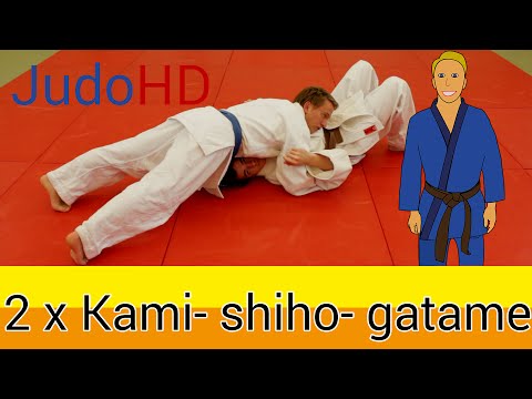 Gelb- Orange: Kami- shiho- gatame (2 Ausführungen) [Judo]