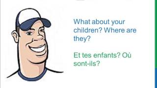 Dialogue 9 - English French Anglais Français - Family members vocabulary - Les membres de la famille