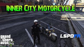 InnerCity Motorcycle GTA 5 Police Patrol LSPDFR