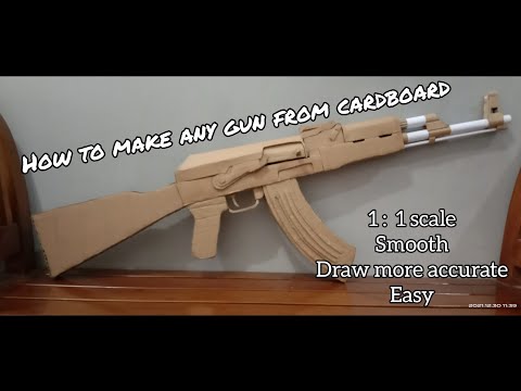 [TUTORIAL] How to make any gun from Cardboard - Ak47