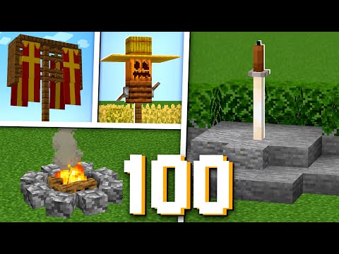 Minecraft: ALL Medieval Build Hacks You NEED To Know!
