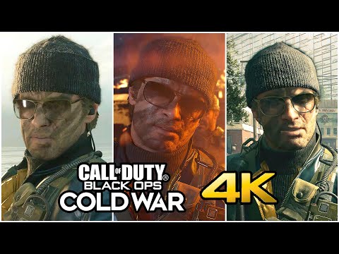 Call of Duty: Black Ops Cold War - All ENDINGS & Credits 'All 3 Outcomes' (4K)