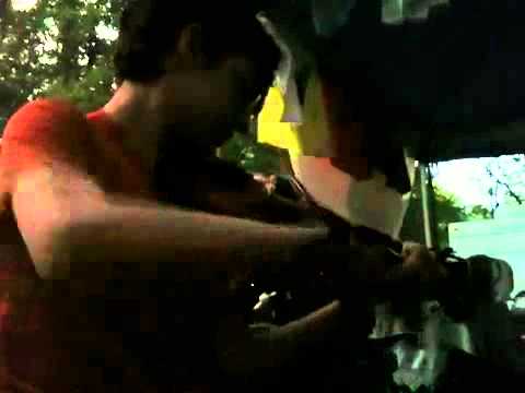 Clifftop 2011 - 15yo Roger Netherton from Missouri fiddles Old Missouri