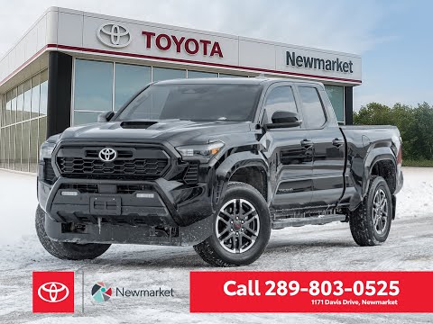 2024 Toyota Tacoma 4x4 Double Cab Auto SB in Black for sale at Newmarket Toyota in Newmarket, ON
