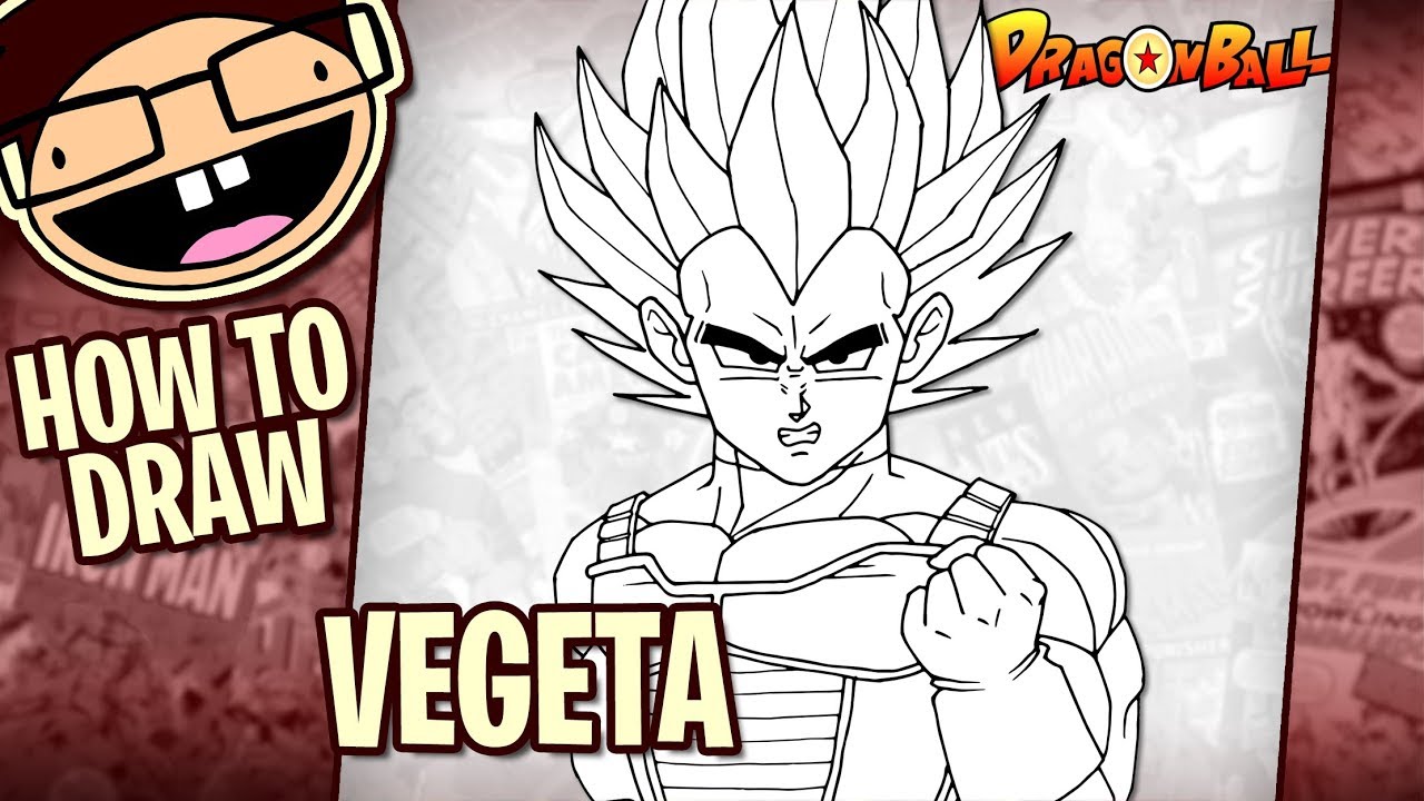 How to Draw VEGETA (Dragon Ball) | Narrated Easy Step-by-Step Tutorial