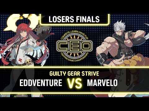CEO 2023 GUILTY GEAR STRIVE TOP 8 LOSERS FINALS - EDDVENTURE VS MARVELO