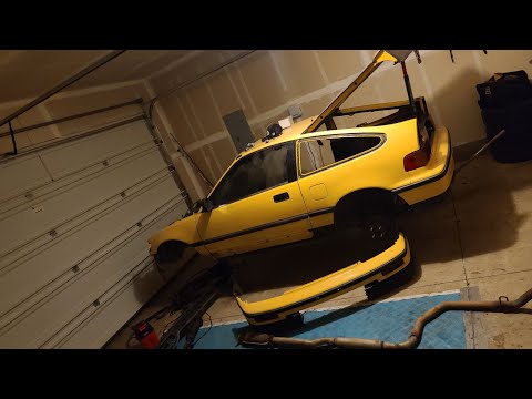 Restoring My 89 Honda CRX (Y-49) Part 1