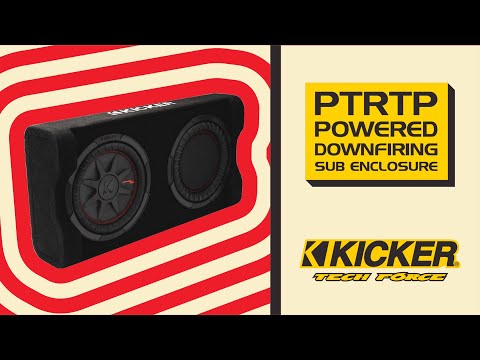KICKER PTRTP Powered Down-Firing Subwoofer