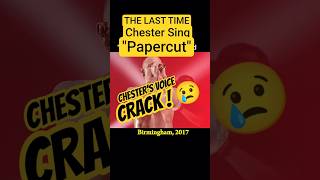 Download lagu The Last time Chester sing Pappercut- LINKIN PARK #linkinpark #shorts mp3