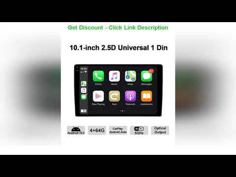 Deal JOYING 10.1"2.5D IPS Android 10 Car Radio Auto Stereo HD 1280*720 Head Unit Multimedia Audio P