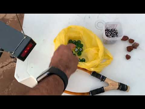 Qual a velocidade que a Baladeira ( estilingue ) tem ???