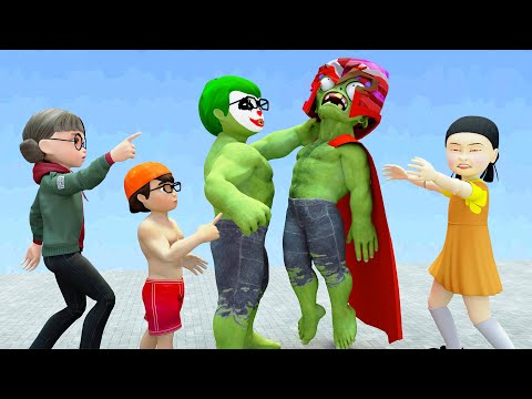 Joker Nick and Tani Drop Their Son To Miss T - Very Sad Story Scary Teacher 3D Animation