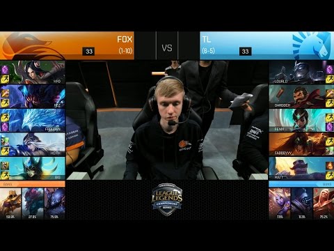 TL vs FOX Game 2 Highlights - TEAM LIQUID vs ECHO FOX NA LCS Week 6 Summer 2016