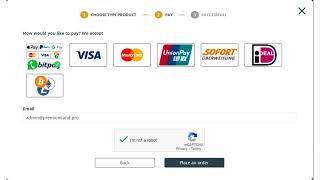 Buy Emload.com premium key with PayPal, Visa/MasterCard, Union Pay, SOFORT, iDEAL on premiumland.pro