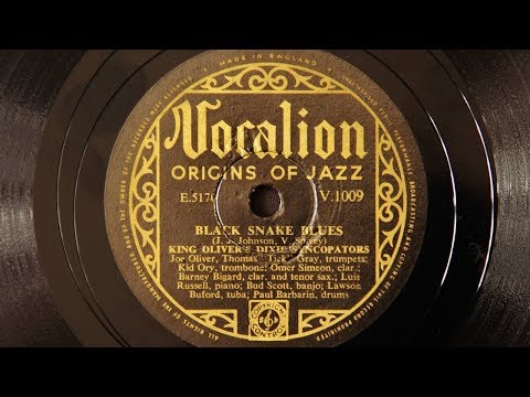 King Oliver's Dixie Syncopators - Black Snake Blues
