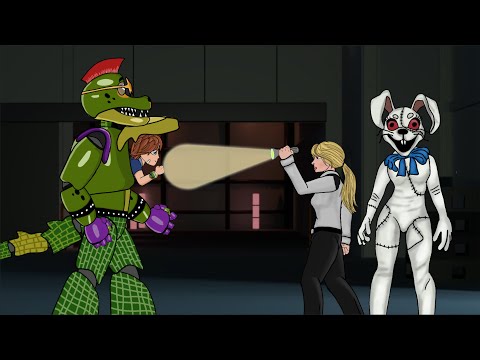 Monty Suit Up  Vs Vanny . Five Nights at Freddy's : Security Breach . Drawing Cartoon 2 Animation.