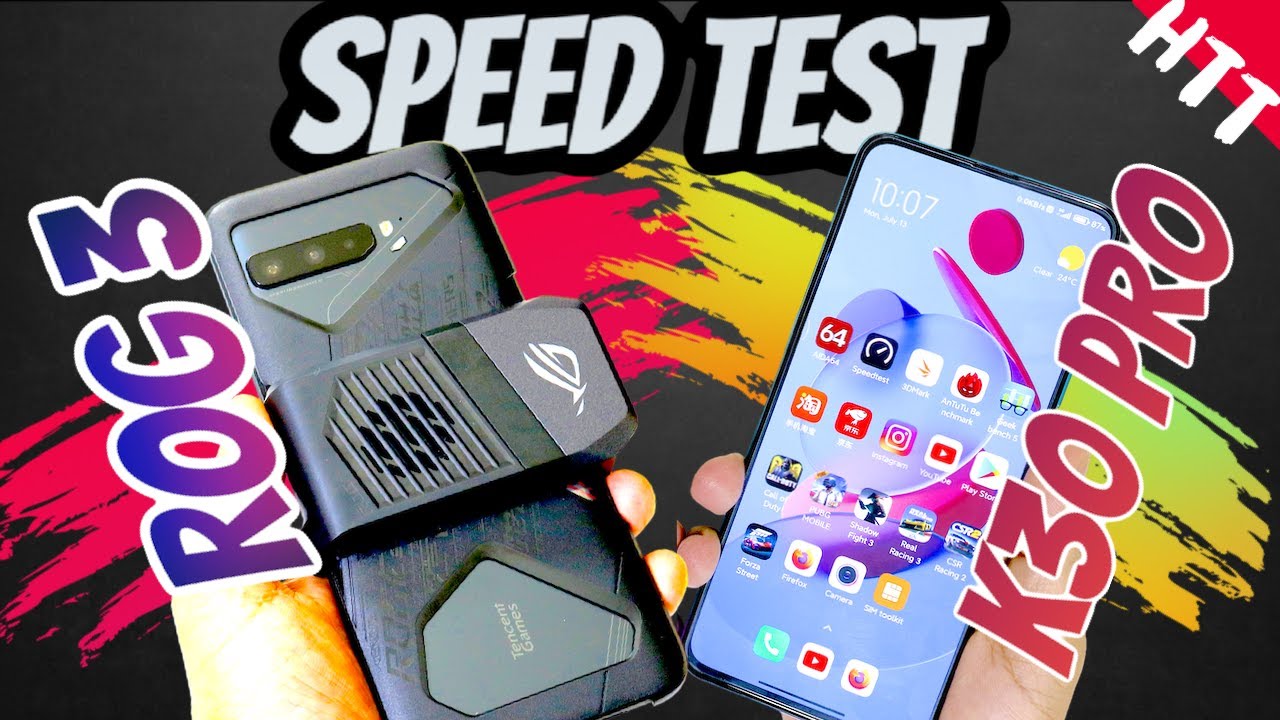 Asus ROG Phone 3 vs Redmi K30 Pro (Poco F2 Pro) Speed Test