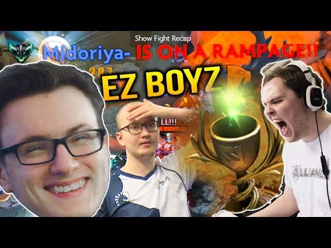 Miracle LIQUID RAMPAGE vs BULLDOG BATTLE CUP EZ GAME 2 Dota 2