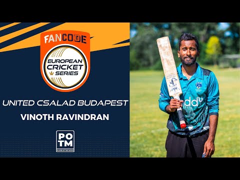 POTM: V.Ravindran - COB vs UCB | Highlights | FanCode ECS, Hungary 2022 Day 6 | ECS22.309