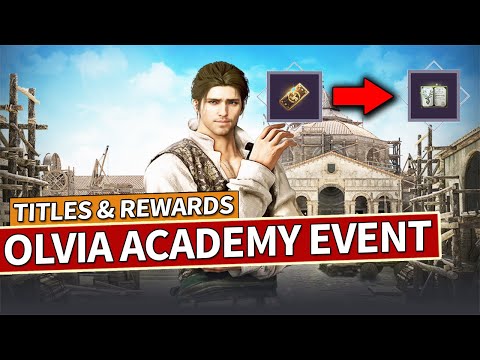 NEW Olvia Academy Event Quest & Rewards | Black Desert