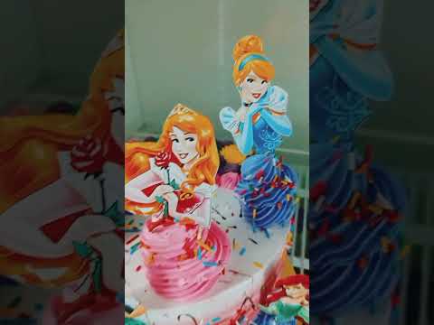 Amazing Disney Princess Cake By Neeraj Bakery #disney #disneyprincess #birthdaycake