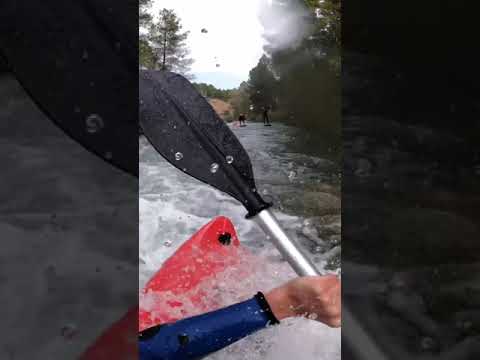 Jumping with a kayak!