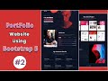Responsive Portfolio Website Using Bootstrap 5 Bootstrap Portfolio Bootstrap 5 Project In Hindi