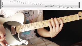 Lick Semanal #11 - Rock - Al Estilo Joe Satriani - Ligados - Tutorial