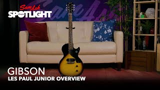 Video thumbnail for Gibson Les Paul Junior Electric Guitar Overview by Sam Ash Music