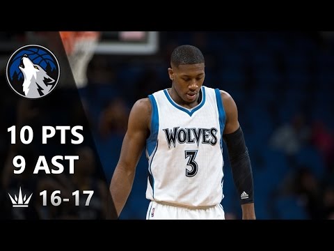 Kris Dunn near triple-double Full Highlights vs Nuggets / 10 pts, 9 ast, 8 reb [01.22.2017]