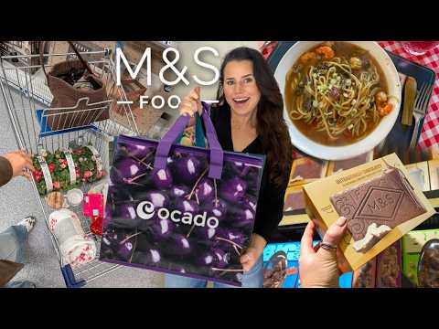 M&S food shopping, Ocado haul & a tough week… | FEW DAYS WITH ME VLOG