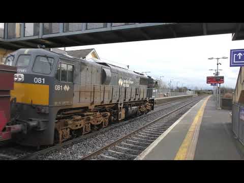 Irish Rail 071 Class Loco 081 + Tara Mines Train - Skerries (25/2/20)