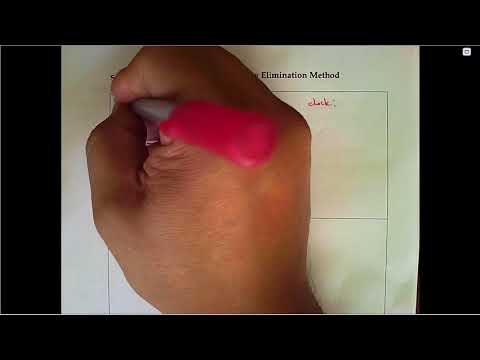 Math203Packet6Part2VideoSolvingSystemsByElimination