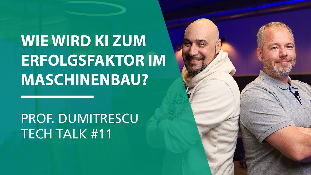 Wie wird KI zum Erfolgsfaktor im Maschinenbau? | GEA Group - Prof. Dumitrescu Tech Talk