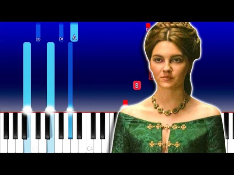 House of the Dragon OST - Queen Alicent's Entrance - The Green Dress (Piano Tutorial)