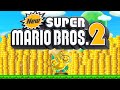 New Super Mario Bros 2 HD - Full Game Walkthrough (100%)