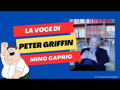 Mino Caprio, the voice of Peter Griffin | enciclopediadeldoppiaggio.it