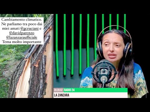 Terra scusaci per il cambiamento climatico (Annarita Briganti) - La Zanzara 25.7.2023