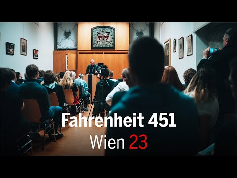 »Fahrenheit 451« - In Wien trug Götz Kubitschek zu Ray Bradburys Roman vor