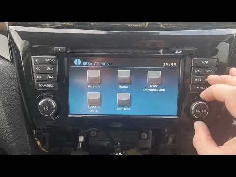 Nissan Qashqai J11 Navigation Access Service Hidden Menu